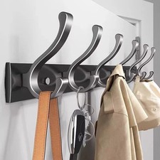 6 Hooks Aluminum Coat Clothes