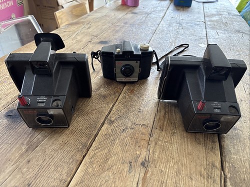 Vintage plastic cameras - plastic,