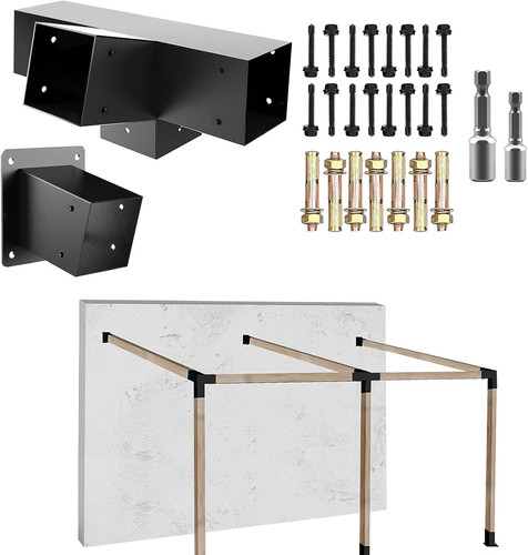 Slanted roof pergola - slanted,