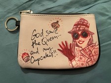 Izak Wallet Coin Purse God, Save The Queen And My Cupcakes