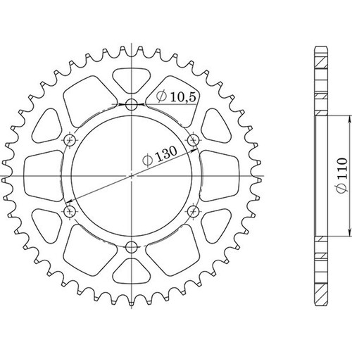 Steel sprocket pitch - sprocket,