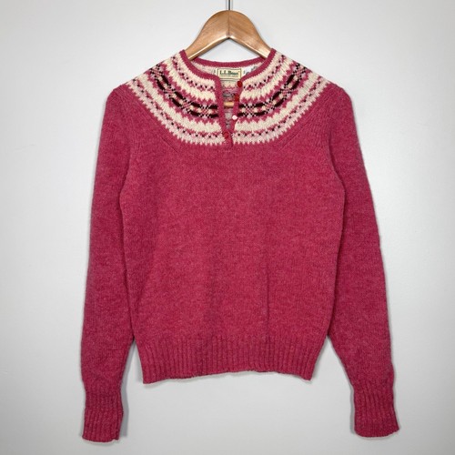 Vintage 80s bean wool fair - vintage, ll