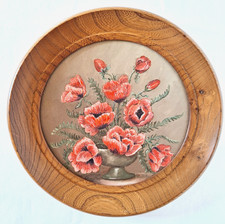 Original Oil Painting Poppies
