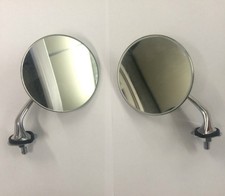 Pair of Round Chrome Wing