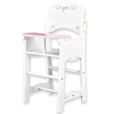 Baby Dolls Wooden Furniture High Chair Girls Roleplay Toy Accessory BiBi Doll