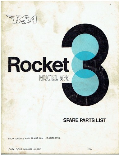 Bsa rocket model a75 - bsa, 3