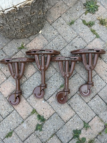 Antique castors industrial - antique,
