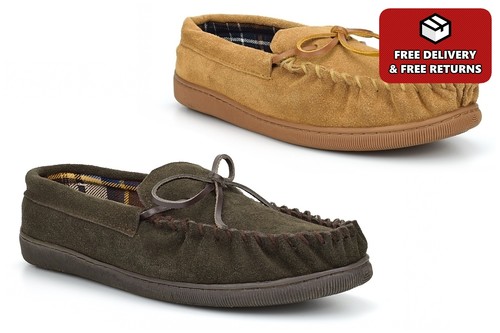 Mens moccasin slippers size - mens,
