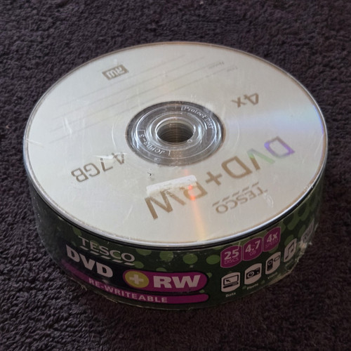 Tesco dvd rewritable discs - tesco,