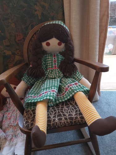 Vintage rag doll 1970s 1980s - vintage,