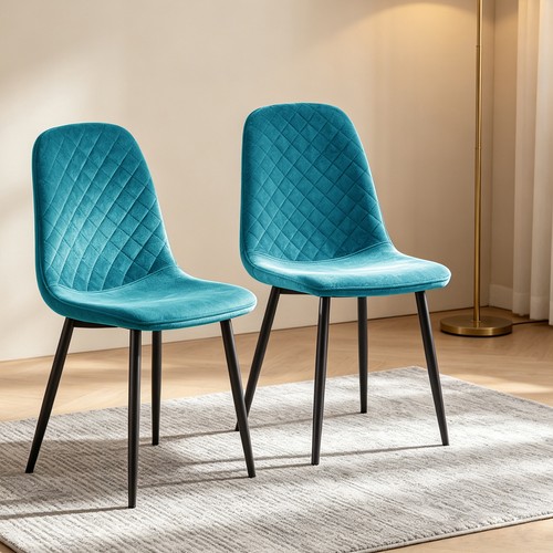 Set dining chairs velvet - 2,
