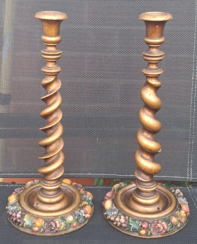 Vintage wooden gilt finish - wooden,