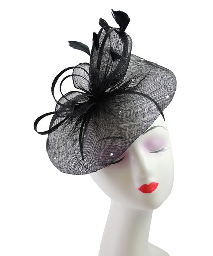 Flower feather hair - flower, hat