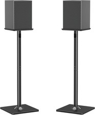 Bookshelf Speaker Stands Universal fixed height Floor Mount Pair 808mm Upto 10Kg