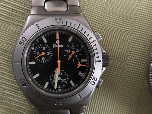 Vintage 38mm tutima - tutima, titanium