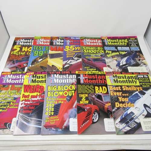 Mustang monthly magazine lot - magazine,