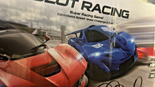 Slot car race track set - car,