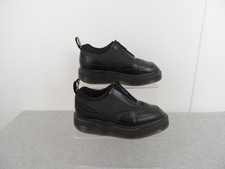 Dr Martens Resnik Zip Brogue in Black Size UK 4- Thames Hospice