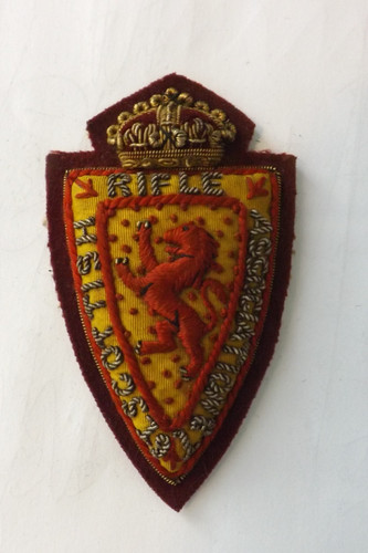 Military wire bullion badge - military,