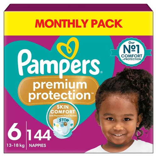 Pampers baby size nappy - 6,