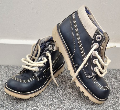 Kickers boys blue - boys, lace