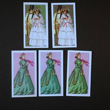 * Brooke Bond error / variety tea cards : British Costume 34 & 35