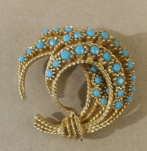 Vintage turquoise and gold - vintage,