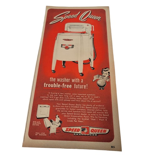 Vtg speed queen wringer - 50's,