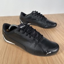 Puma Drift Cat 5 Black Leather Trainers Shoes Size UK 9 EU 43 Speedcat