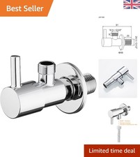 Durable Chrome Brass 1/2" x