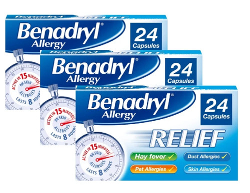 Benadryl allergy relief - x,