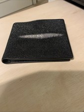 Black Stingray Leather
