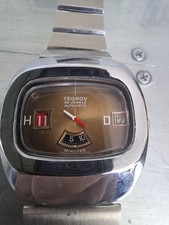 Excellent Original Condition 1970s Tegrov Automatic Jumping Hour