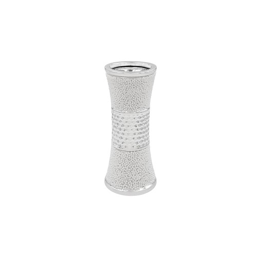 Silver chrome vase ornaments - ornaments,