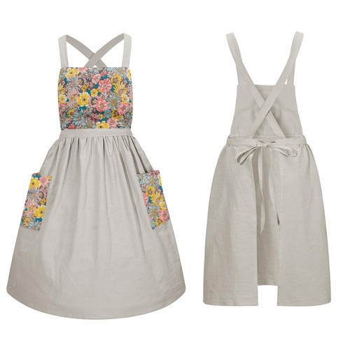 Pinafore dress apron - pinafore, for
