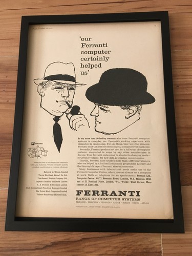 Ferranti computer systems 1960 - computer, systems-1960