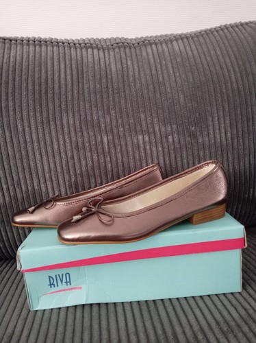 Ladies riva ballerina gold - riva,