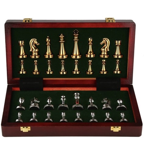 Retro medieval luxury chess - retro,