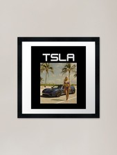 Tesla humanoid robot art