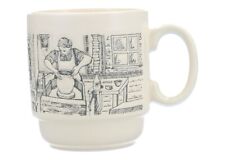 Vintage KILN CRAFT POTTERY MUG Potter Working at Wheel