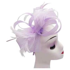 Lilac Purple Fascinator &