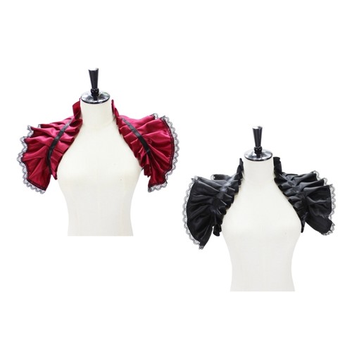 Women ruffle shrug collar - ruffle,