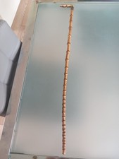 Antique Edwardian Horn Handle 32" Bamboo Walking Cane / Stick.School Cane