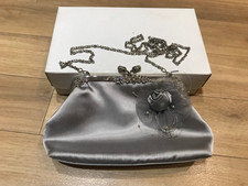 Farfalla grey evening bag
