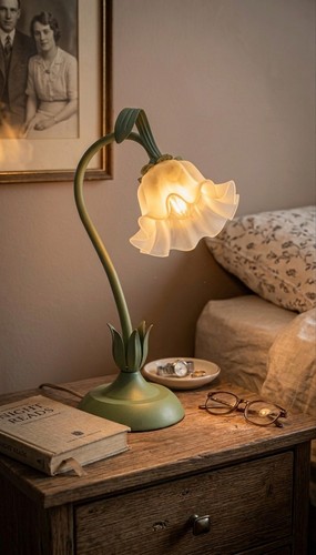 Flower table lamp - flower,