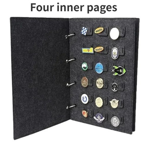 Badge display book felt brooch - badge,