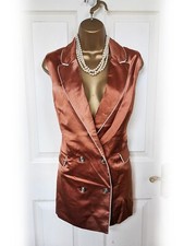 JASON WU Bronze Satin Fitted