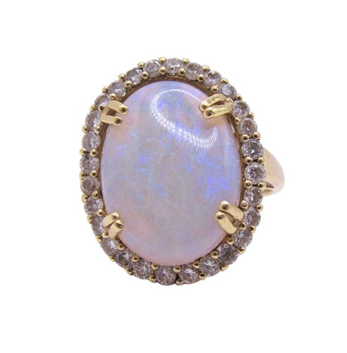 18k yellow gold large oval - 18k,
