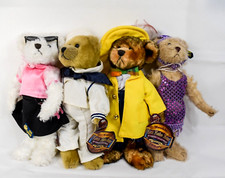 Brass Button Bears 4 plush
