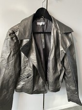 Red Herring Women's Silver and Grey Jacket